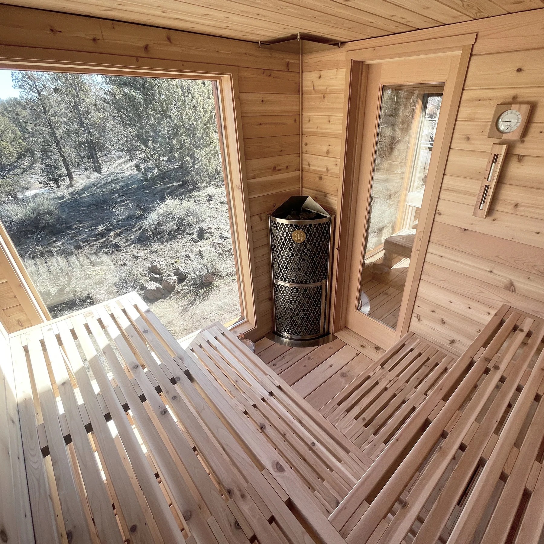 IKI Corner electric sauna heater