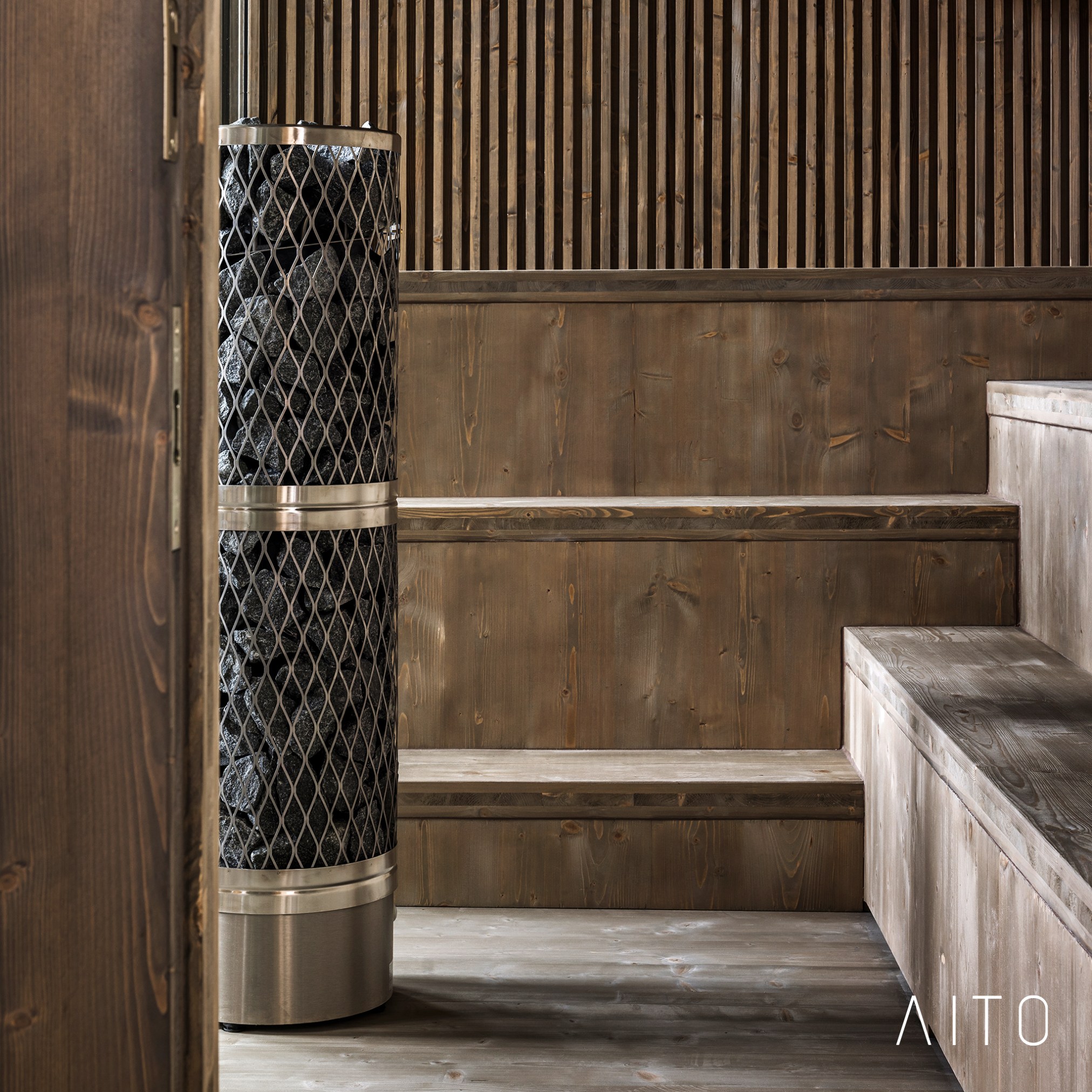 IKI Pillar in AITO sauna