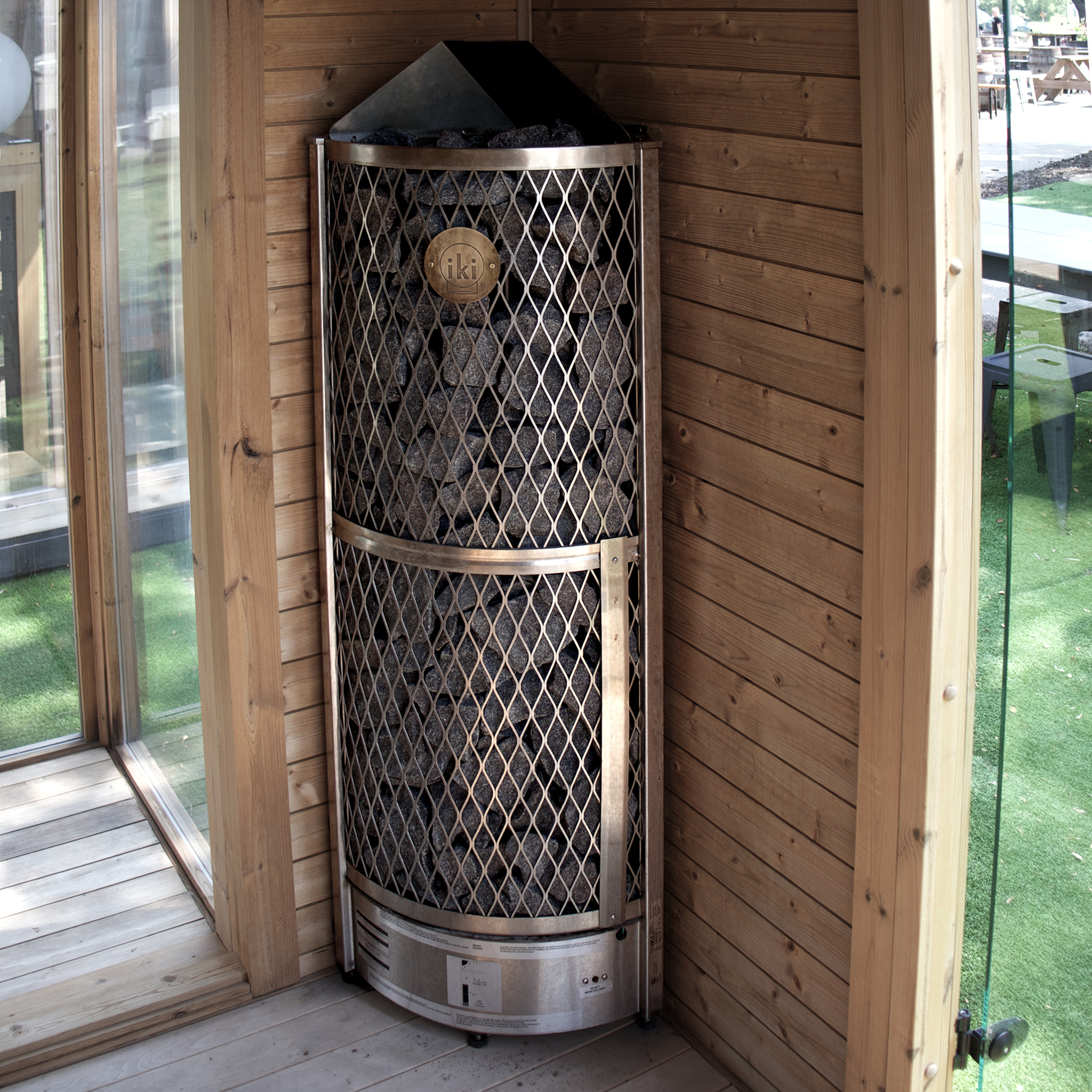 IKI Corner electric sauna heater