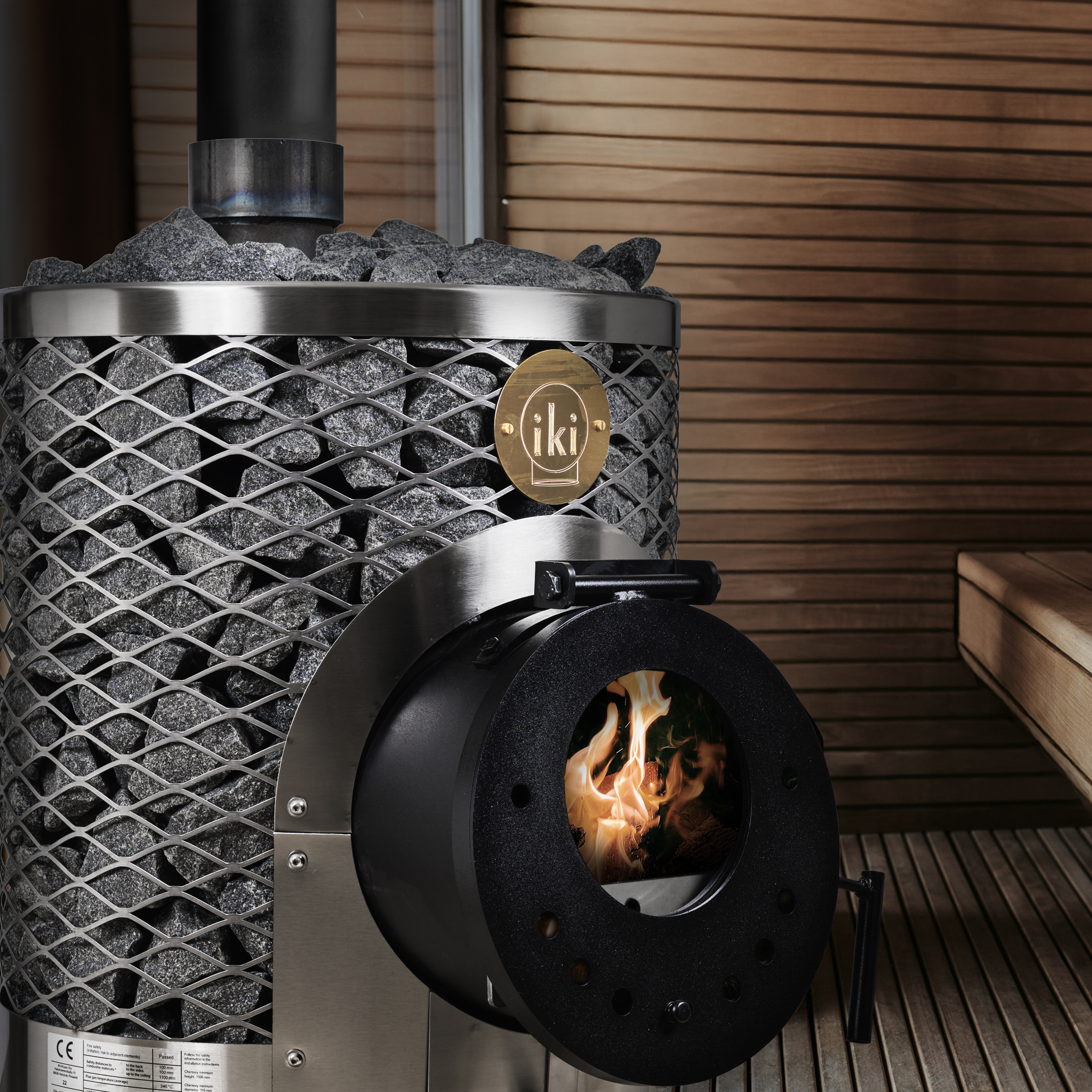 IKI Mini wood-burning stove