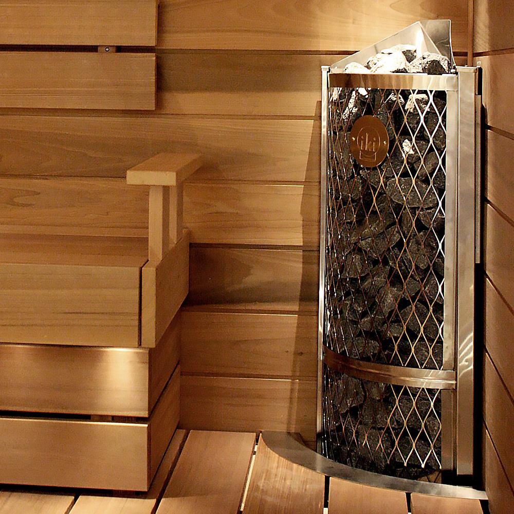 Embedding flange for IKI Corner heaters