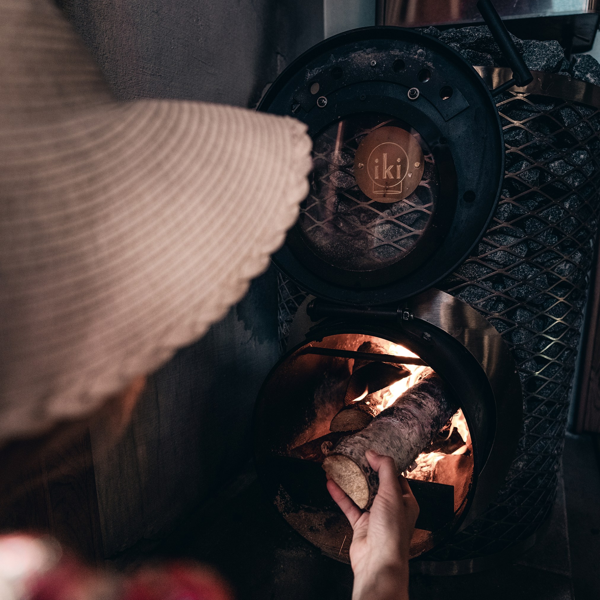 IKI original wood-burning stove