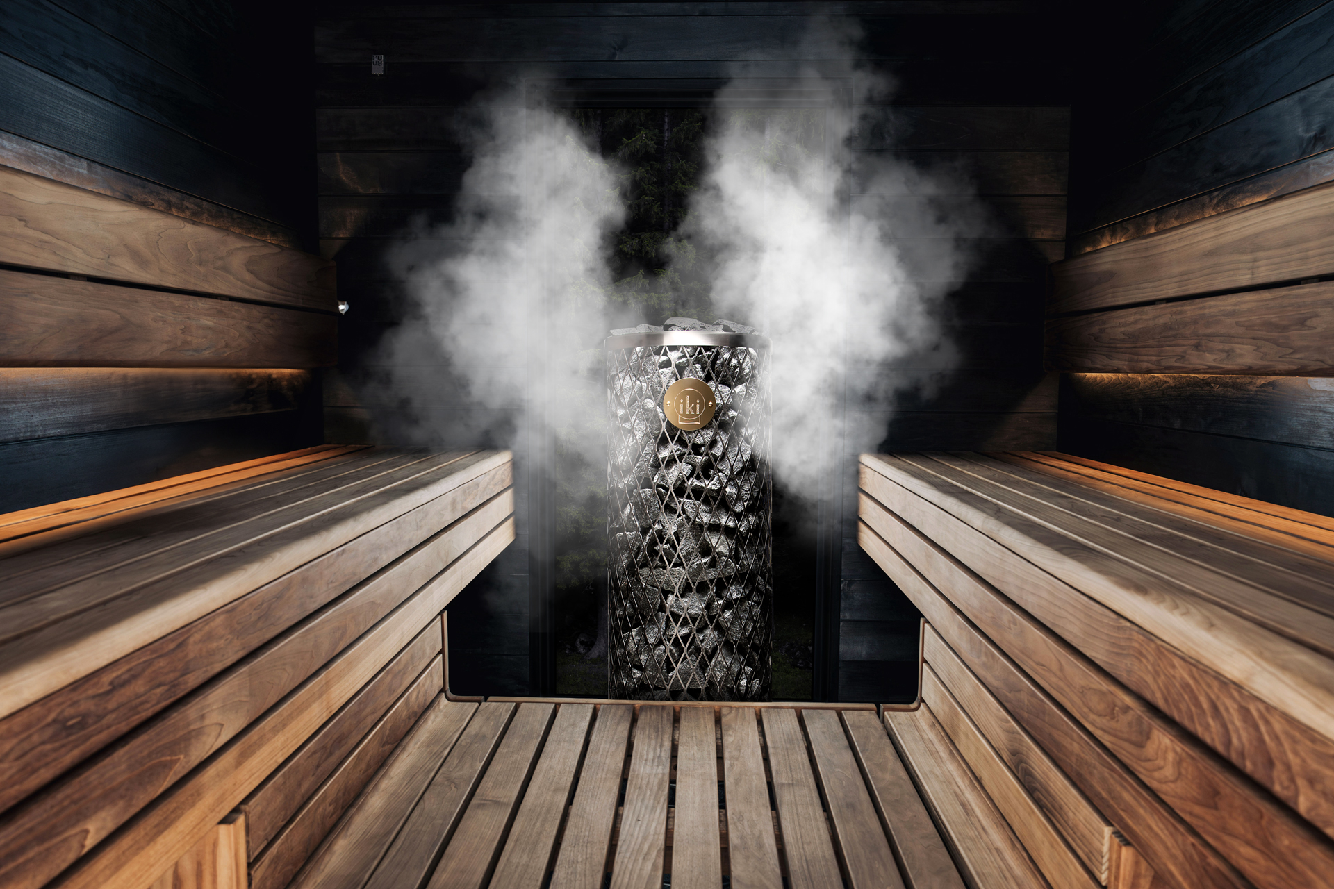 IKI Pillar electric sauna heater